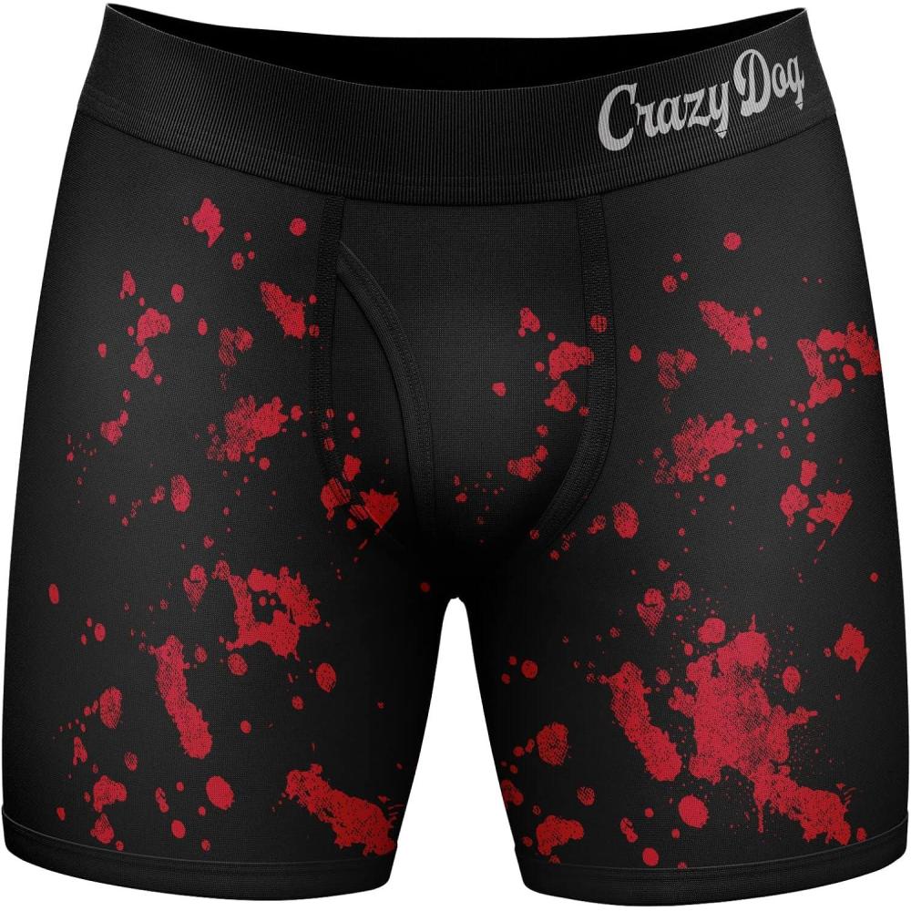imageCrazy Dog TShirts Mens Just The Tip I Promise Boxer Briefs Funny Saying Halloween Gag Gift Graphic UnderwearBlack