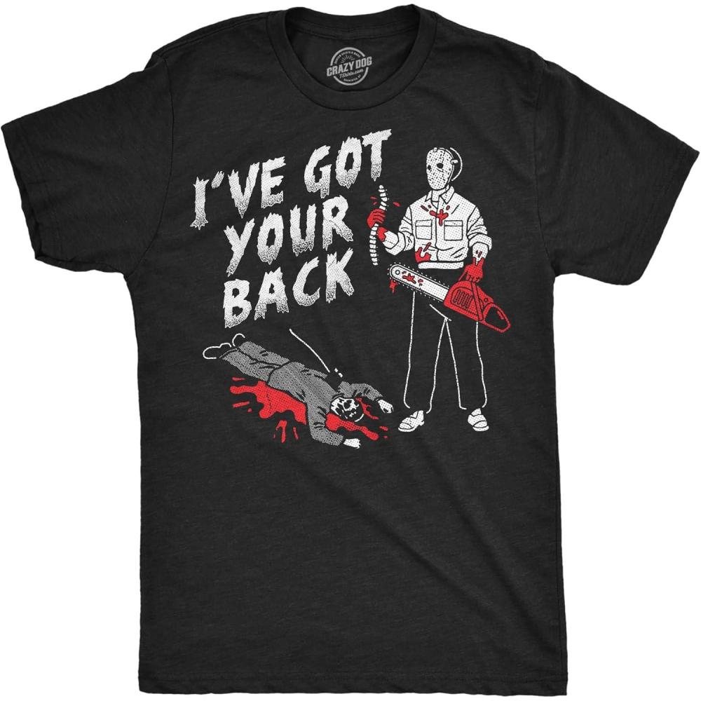 imageMens Funny T Shirts Ive Got Your Back Sarcastic Killer Graphic Novelty Tee for Men