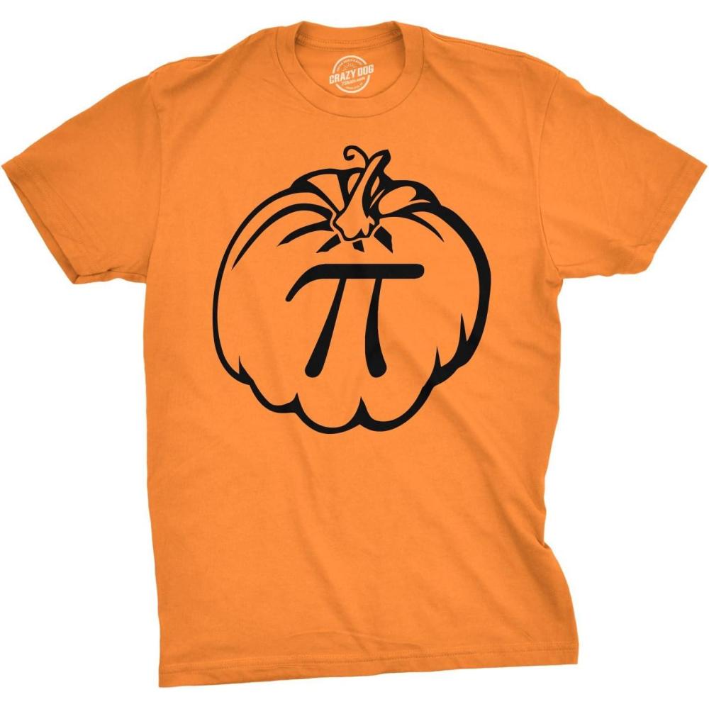 imagePumpkin Pi T Shirt Funny Math Shirt Pie Tee Thanksgiving Fall Autumn T ShirtOrange