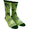 Crazy Dog T-Shirts Women’s Irish Yoga Socks Funny St. Patrick’s Day Drinking Party Novelty Footwear Funny and Sarcastic Gift for Casual Wear