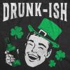 Funny St Patricks Day Shirts for Men Sarcastic Designs for Saint Paddys Day(Heather Black – Drunkish)