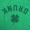 Funny St Patricks Day Shirts for Men Sarcastic Designs for Saint Paddys Day(Heather Green – Drunk Upside Down)