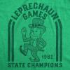 Funny St Patricks Day Shirts for Men Sarcastic Designs for Saint Paddys Day(Heather Green – Leprechaun Games)