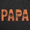 Mens Dad Mom Papa Halloween Icons T Shirt Funny Spooky Trick Or Treat Graphic Novelty Tee(Heather Black – Papa)