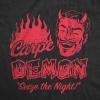 Mens Funny T Shirts Carpe Demon Sarcastic Halloween Graphic Novelty Tee for Men