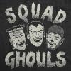 Mens Funny T Shirts Squad Ghouls Sarcastic Halloween Graphic Novelty Tee for Men