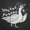 Mens Honkus Ponkus T Shirt Funny Halloween Lovers Goose Witch Joke Tee for Guys(Heather Black – Honkus)