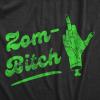 Womens Funny Halloween T Shirts Spooky Scary October Tees for Ladies(Heather Black – Bitch)