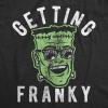 Womens Funny Halloween T Shirts Spooky Scary October Tees for Ladies(Heather Black – Franky)