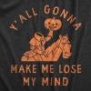 Womens Funny Halloween T Shirts Spooky Scary October Tees for Ladies(Heather Black – Mind)