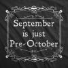 Womens Funny Halloween T Shirts Spooky Scary October Tees for Ladies(Heather Black – October)