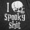 Womens Funny Halloween T Shirts Spooky Scary October Tees for Ladies(Heather Black – Spooky)