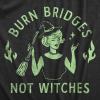 Womens Funny Halloween T Shirts Spooky Scary October Tees for Ladies(Heather Black – Witches)