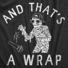 Womens Funny Halloween T Shirts Spooky Scary October Tees for Ladies(Heather Black – Wrap)