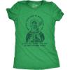 Crazy Dog T-Shirts Womens You’re Irish Or Ain’t Raise A Glass Humor St Patricks Day Graphic Tee(Heather Green)