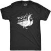 Mens Honkus Ponkus T Shirt Funny Halloween Lovers Goose Witch Joke Tee for Guys(Heather Black – Honkus)