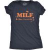 Womens Milf Man I Love Fall T Shirt Funny Autumn Season Halloween Lovers Tee for Ladies(Heather Navy – Fall)