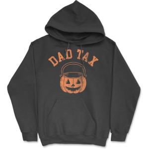 Crazy Dog T-Shirts Dad Tax Halloween Unisex Hoodie Funny Sarcastic Graphic Novelty Hooded Sweatshirt