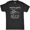 Mens Never Ever Set It to 2020 T Shirt Funny Time Travel Car Movie Graphic Tee(Heather Black)