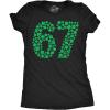 Womens Funny T Shirts 6 7 Clovers Sarcastic St Patricks Day Viral Tee for Ladies