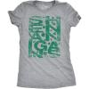 Womens Shenanigans Clover Funny Irish Saint Patricks Day Shamrock Pattys T Shirt(Light Heather Grey)