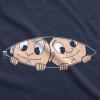 Maternity My Baby Loves Tacos Funny T Shirt Cute Announcement Pregnancy Bump Tee(Navy)