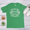 Mens Cant Work Today Got My Hands Full T Shirt Funny Drinking Saint Patricks Day(Heather Green)