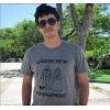 Mens Under New Management Funny Wedding Bachelor Party Novelty Tee for Guys(Heather Red)