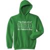 Crazy Dog T-Shirts The Element Of Lucky Hoodie Funny St Patricks Day Shenanigans Periodic Table Green Sweat Shirt(Green)