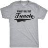 Crazy Dog T-Shirts mens 016funclemen(Light Heather Grey)