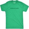 Mens I Pinch Back T Shirt Funny St Patricks Day Joke Graphic Novelty Paddys Tee(Heather Green)