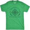 Mens St Patrick’s Day Enthusiast T Shirt Funny Saint Patrick Day T-Shirt Joke(Heather Green)