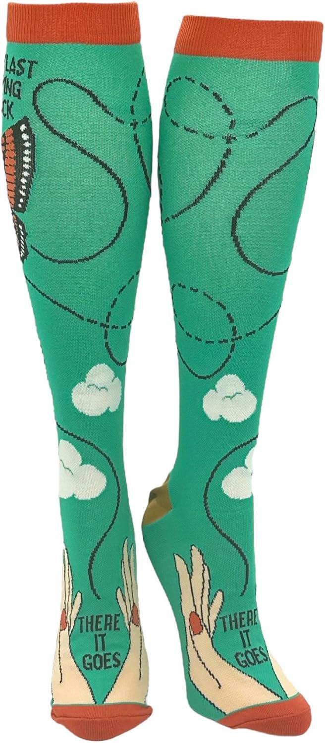 imageCrazy Dog TShirts Funny Compression Socks for Women and Men Cute Compression Socks for WomenLast Flying Fuck