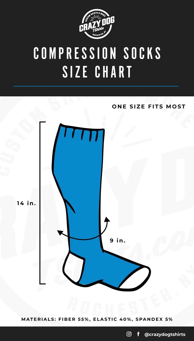 imageCrazy Dog TShirts Funny Compression Socks for Women and Men Cute Compression Socks for WomenLast Flying Fuck