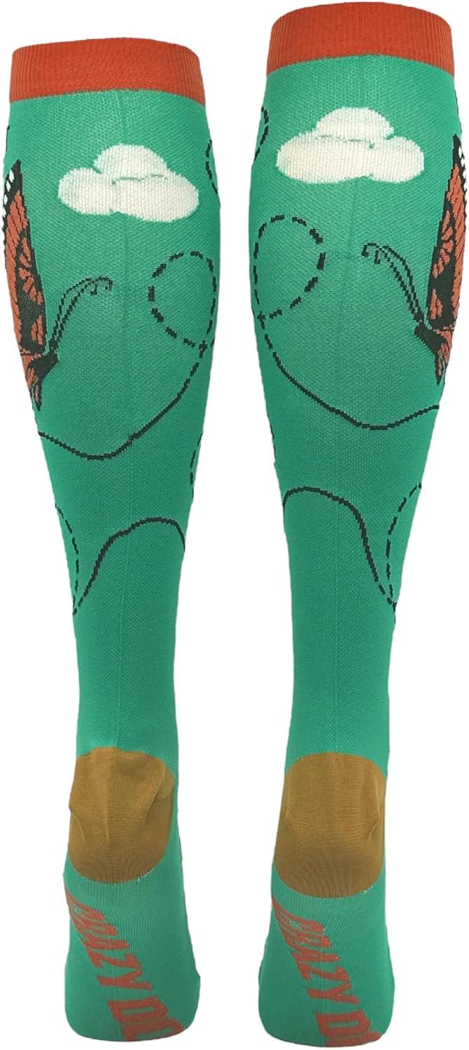 imageCrazy Dog TShirts Funny Compression Socks for Women and Men Cute Compression Socks for WomenLast Flying Fuck