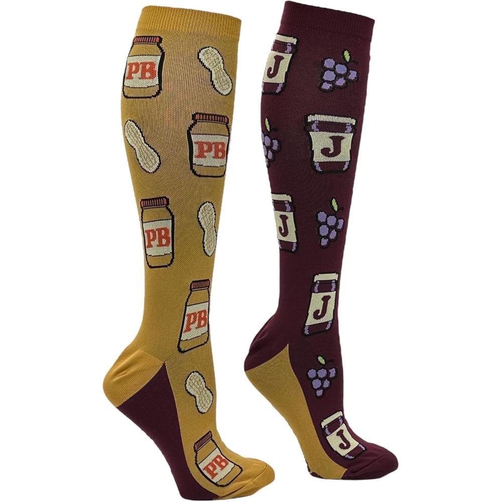 imageCrazy Dog TShirts Funny Compression Socks for Women and Men Cute Compression Socks for WomenPbj