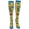 Crazy Dog T-Shirts Funny Compression Socks for Women and Men Cute Compression Socks for Women(First Rodeo)