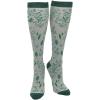 Crazy Dog T-Shirts Funny Compression Socks for Women and Men Cute Compression Socks for Women(Plant Mom)