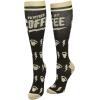 Crazy Dog T-Shirts Funny Compression Socks for Women and Men Cute Compression Socks for Women(Powered By Coffee)