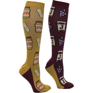 Crazy Dog T-Shirts Funny Compression Socks for Women and Men Cute Compression Socks for Women(Pbj)