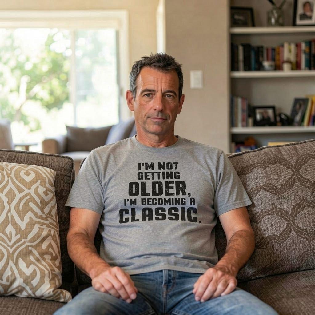 imageMens Funny T Shirts Im This Old Oldometer 40 50 or 60 and More Sarcastic Birthday Graphic Novelty Tees for MenLight Heather Grey Classic