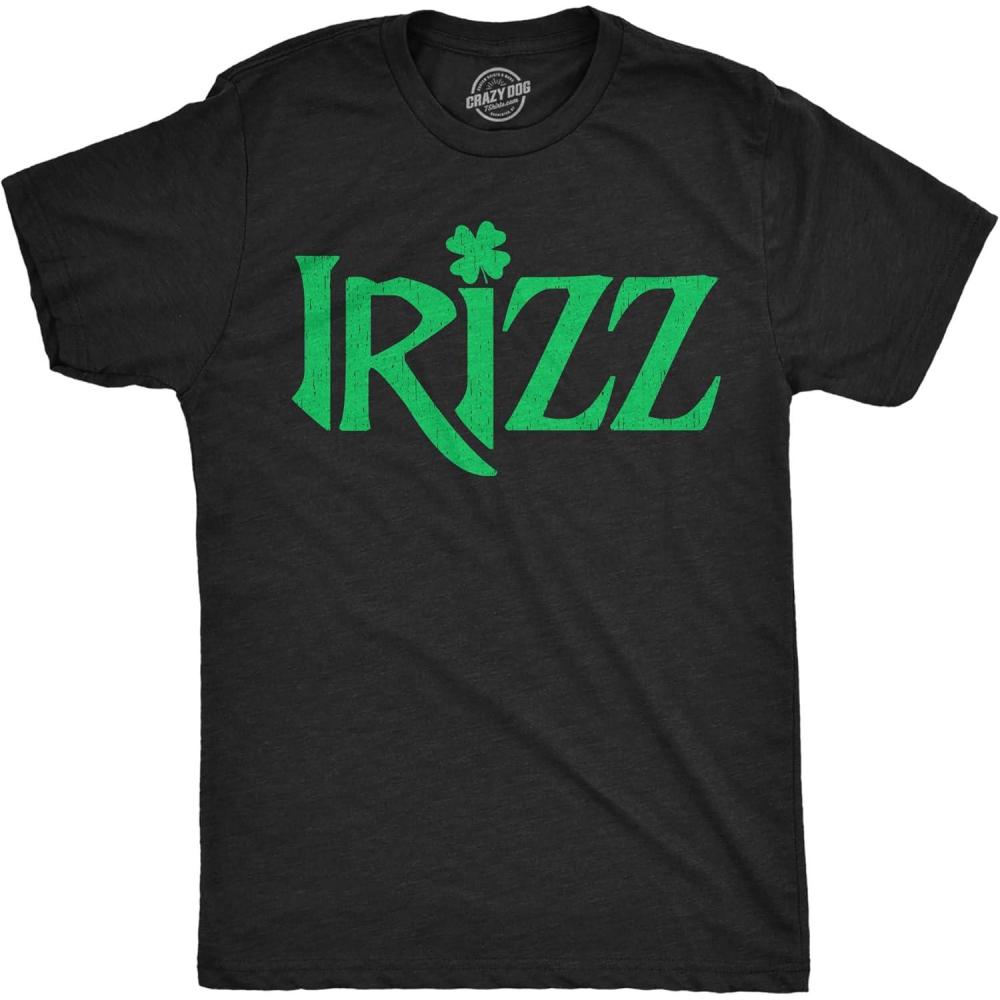 imageMens Funny T Shirts Irizz Sarcastic St Patricks Day Graphic Novelty Tee for Men