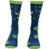 Crazy Dog T-Shirts Funny Socks for St Patricks Day Green Irish Socks for the Parade on Saint Pattys Day(Carry a Little Pot)