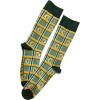 Crazy Dog T-Shirts Funny Socks for St Patricks Day Green Irish Socks for the Parade on Saint Pattys Day(Plaid Beers)