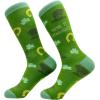 Crazy Dog T-Shirts Funny Socks for St Patricks Day Green Irish Socks for the Parade on Saint Pattys Day(Prone 2 Shenanigans)