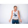 Mens Shady Beach Funny Cool Tees Sleeveless Gym Workout Novelty Fitness Tanktop(White)
