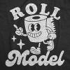 Mens Toilet Humor T-Shirts Funny Tees Full of Bull Shirt for Guys(Heather Black – Roll Model)