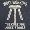 Mens Toilet Humor T-Shirts Funny Tees Full of Bull Shirt for Guys(Heather Navy – Loose Stool)
