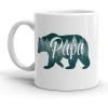Crazy Dog T-Shirts Papa Bear Trees Mug Cool Fathers Day Coffee Cup – 11oz Microwave Safe Insulated Drinking Cup