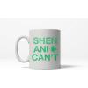 Crazy Dog T-Shirts Shenani-Cant Funny Irish St. Patrick’s Day Lucky Clover Ceramic Coffee Drinking Mug – 11oz Microwave Safe Insulated Drinking Cup